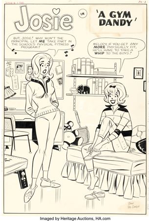 Josie #1 Complete Issue Original Art Group of 27 (Archie, 1963)