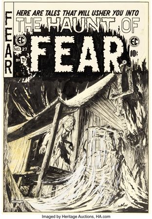Haunt of Fear #27 Cover Original Art (EC, 1954)