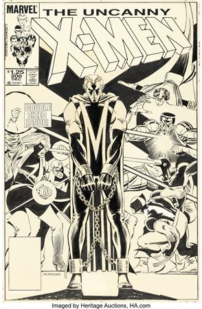 The Uncanny X-Men #200 Cover Original Art (Marvel, 1985)