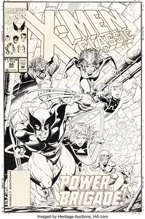 X-Men Classic #99 Cover Original Art (Marvel, 1994)