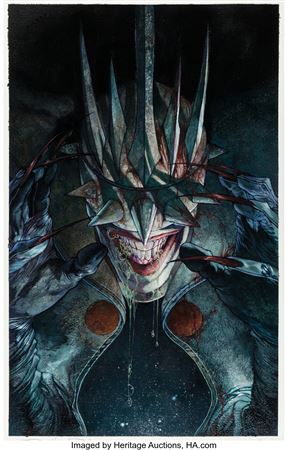 Dark Nights: Death Metal: The Multiverse That Laughs #1 Variant Cover Original Art (DC, 2020)