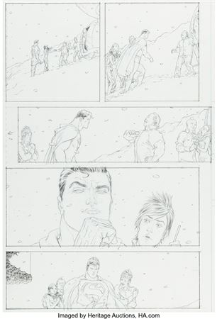 Frank Quitely All Star Superman #7 Story Page 16 Original Art (DC, 2007)