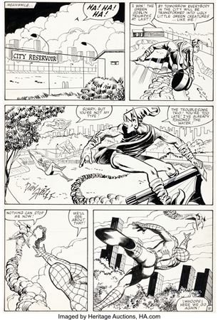 Dan Spiegle and Vince Colletta Spider-Man and His Amazing Friends #1 Story Page 18 Original Art (Marvel, 1981)