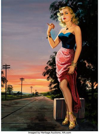 No Time For Sleep, digest cover by Howell Dodd - Auction record, sale price, and art valuation. Compare with similar artists and explore comparable artworks.
