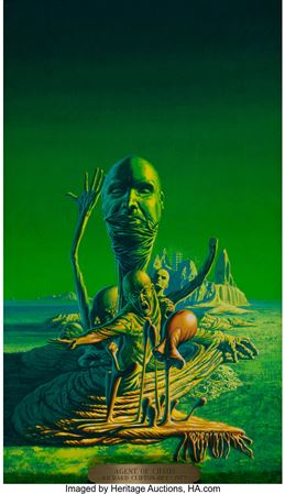 Agent of Chaos, paperback cover by Richard Clifton-Dey - Auction record, sale price, and art valuation. Compare with similar artists and explore comparable artworks.