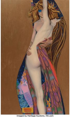 The Kiss (Klimt), Hot to Trot paperback cover by Morgan Kane - Auction record, sale price, and art valuation. Compare with similar artists and explore comparable artworks.