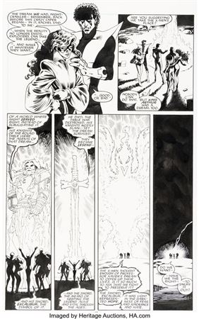 Alan Davis, Paul Neary, and Mark Farmer Excalibur Special Edition Story Page 46 Original Art (Marvel, 1987)