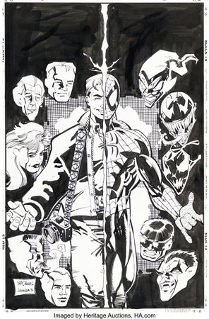 Scott McDaniel and Klaus Janson Spider-Man Unmasked Cover Original Art (Marvel 1996) by Scott McDaniel - Auction record, sale price, and art valuation. Compare with similar artists and explore comparable artworks.