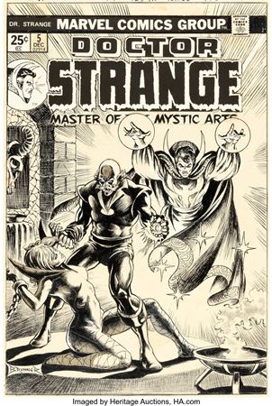 Frank Brunner Doctor Strange #5 Cover Original Art (Marvel, 1974)
