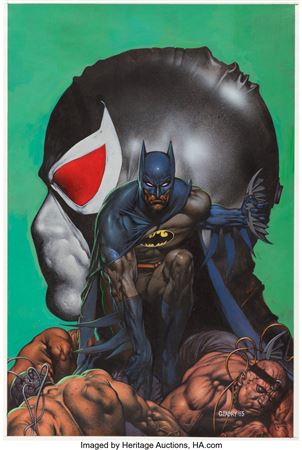 Glenn Fabry Batman: Vengeance of Bane Special #2 Cover Original Art (DC, 1995)
