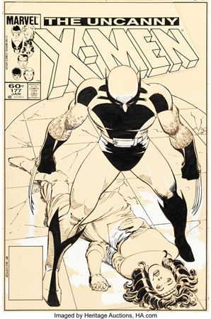 John Romita Jr. Uncanny X-Men #177 Cover Original Art (Marvel, 1984)