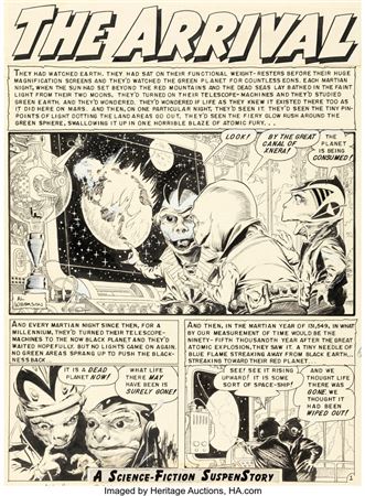 Al Williamson, Frank Frazetta, and Roy Krenkel Shock SuspenStories #8 Complete 6-Page Story Original Art (EC, 1953)