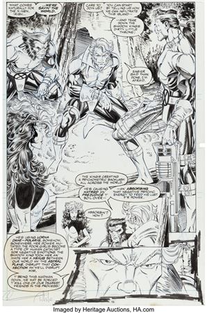 Whilce Portacio X-Factor #69 Story Page 11 Original Art (Marvel, 1991)
