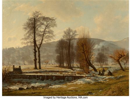 Étude d'hiver, Vallée de Münster, 1857