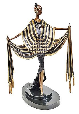 Art Deco Style Opening Night Lady Sculpture Statue