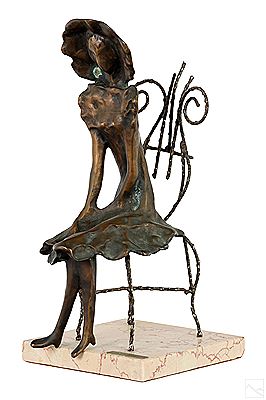 Bronze Female Sculpture by Imre Varga - Auction record, sale price, and art valuation. Compare with similar artists and explore comparable artworks.