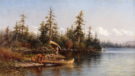 Portage on the Ottawa River, Canada