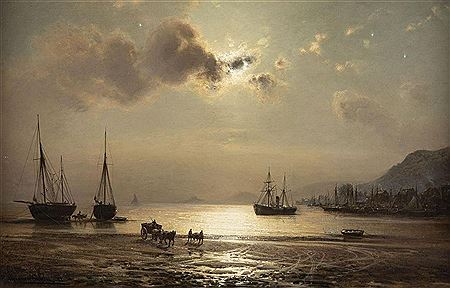 'A summer night at Swanseabay'