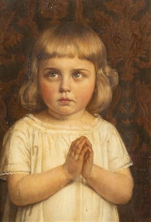 Sample artwork by Laurenz Schafer (1840 - 1904), known for formal realist style portrait painting - View similar artists and auction records