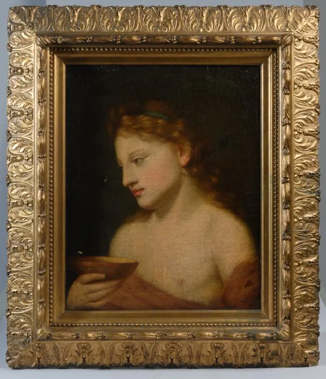 Painting after Thomas Sully's original entitled "Ganymede"