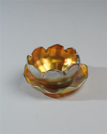 Favrile Finger Bowl & Underplate