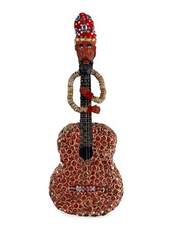 Self Portrait Bottlecap Guitar , 2006 by Mr Imagination - Auction record, sale price, and art valuation. Compare with similar artists and explore comparable artworks.