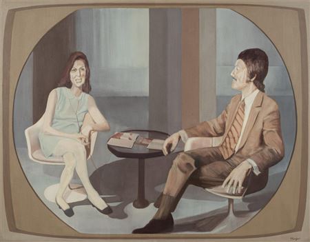 The Tube (Portrait of Bezie Droege and Jerome Sikorksi), 1971
