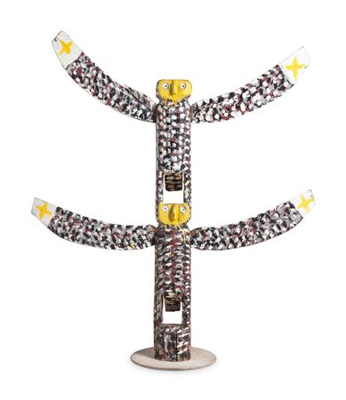 Untitled (Totem with Two Birds)