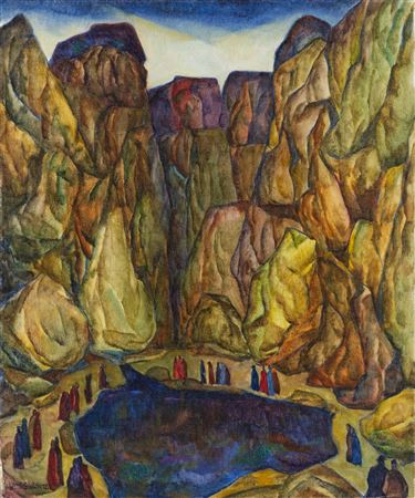 Among the Rocks, 1925