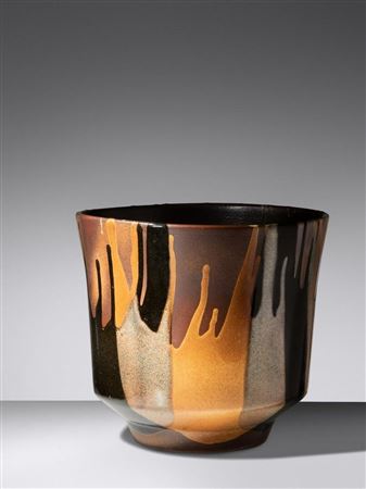 Drip-Glaze Planter