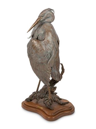Blue Heron by Ken Rowe - Auction record, sale price, and art valuation. Compare with similar artists and explore comparable artworks.