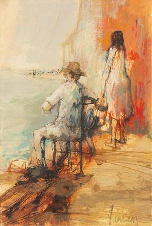 Personajes sur la plage