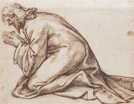 Kneeling Man at Prayer