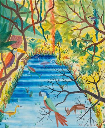 Sous les tropiques du Capricorne, 1972 by Henri Hecht Maik - Auction record, sale price, and art valuation. Compare with similar artists and explore comparable artworks.