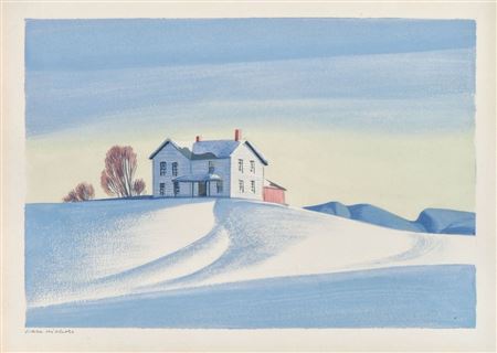 House on a Hill in the Snow, 1938