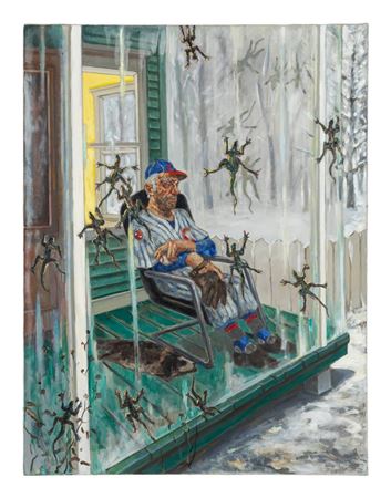 The Old Baseball Player