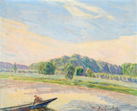Beginning of the day on the Rhine