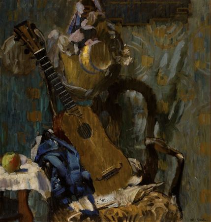 Still life with guitar
