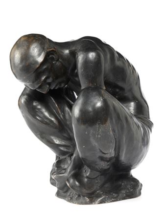 SQUATTING MINER - 1930