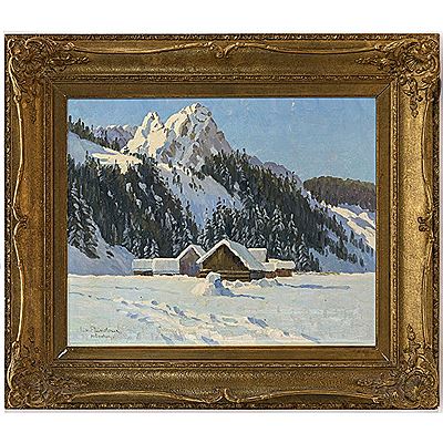 Winterlandschaft im Gebirge