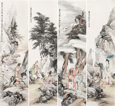 Liu Bin Eight Immortals