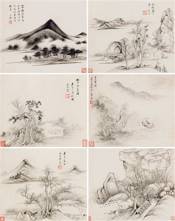 Bian Wenyu's Secluded Residence in Qingxing Atlas by Wenyu Bian - Auction record, sale price, and art valuation. Compare with similar artists and explore comparable artworks.