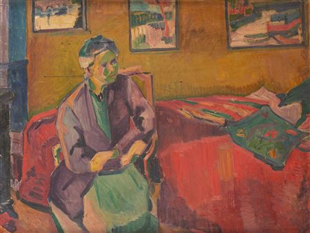 Young Woman in her Interior (Fauvism) and Floral Composition by Marthe Guillain - Auction record, sale price, and art valuation. Compare with similar artists and explore comparable artworks.