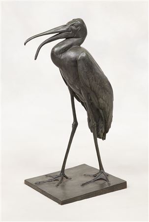 "Nimmersatt" (Ibis Tantalus) by Edmund Gomansky - Auction record, sale price, and art valuation. Compare with similar artists and explore comparable artworks.
