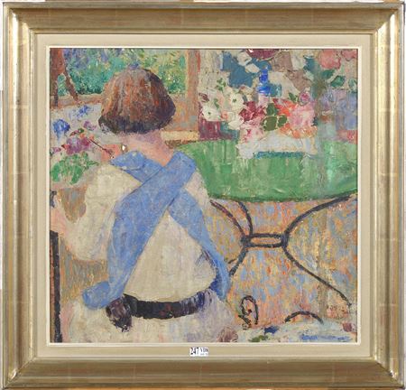 "Little girl with blue knot". by Albert Claes-Tholois - Auction record, sale price, and art valuation. Compare with similar artists and explore comparable artworks.