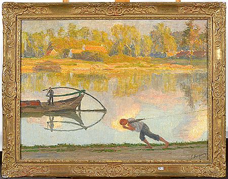"Le haleur en automne"