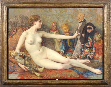 "Odalisque aux pantins". by Georges Brasseur - Auction record, sale price, and art valuation. Compare with similar artists and explore comparable artworks.