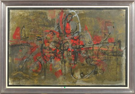"Abstract Composition" by Walter Vilain - Auction record, sale price, and art valuation. Compare with similar artists and explore comparable artworks.
