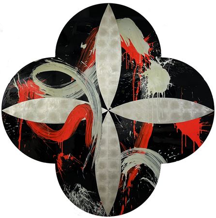 THE IRON KING by Max Gimblett - Auction record, sale price, and art valuation. Compare with similar artists and explore comparable artworks.