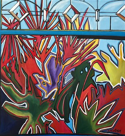 Garden Window by Claudia Pond Eyley - Auction record, sale price, and art valuation. Compare with similar artists and explore comparable artworks.
